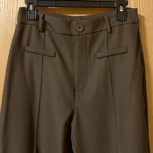 Formal pants size; US 6, EU 38 dark brown color